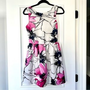 Aqua Women’s Floral Dress, Size Medium